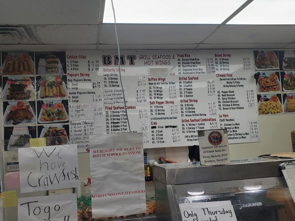 BMT Grill Seafood Hot Wings Restaurant Beef Broccoli